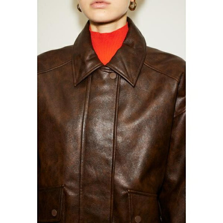 楽天市場】【THROW】F／LEATHER SWING TOP ブルゾン／スライ（SLY 