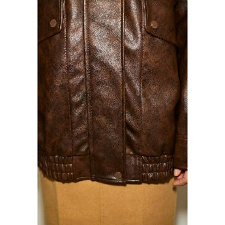 楽天市場】【THROW】F／LEATHER SWING TOP ブルゾン／スライ（SLY 