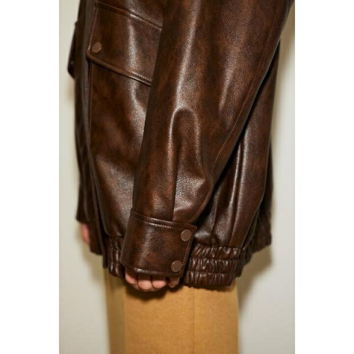 楽天市場】【THROW】F／LEATHER SWING TOP ブルゾン／スライ（SLY 