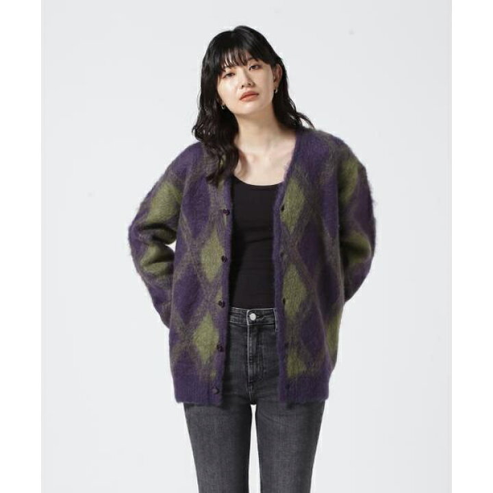 楽天市場】NEEDLES(ニードルズ) MOHAIR CARDIGAN - ARGYLE／ビー 