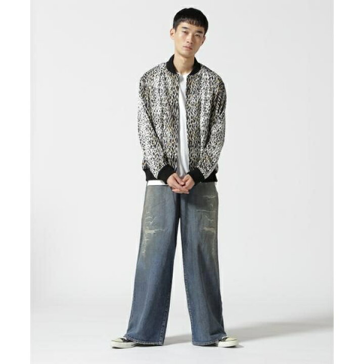 楽天市場】MINEDENIM（マインデニム）Leopard RC.Satin Rib Zip 