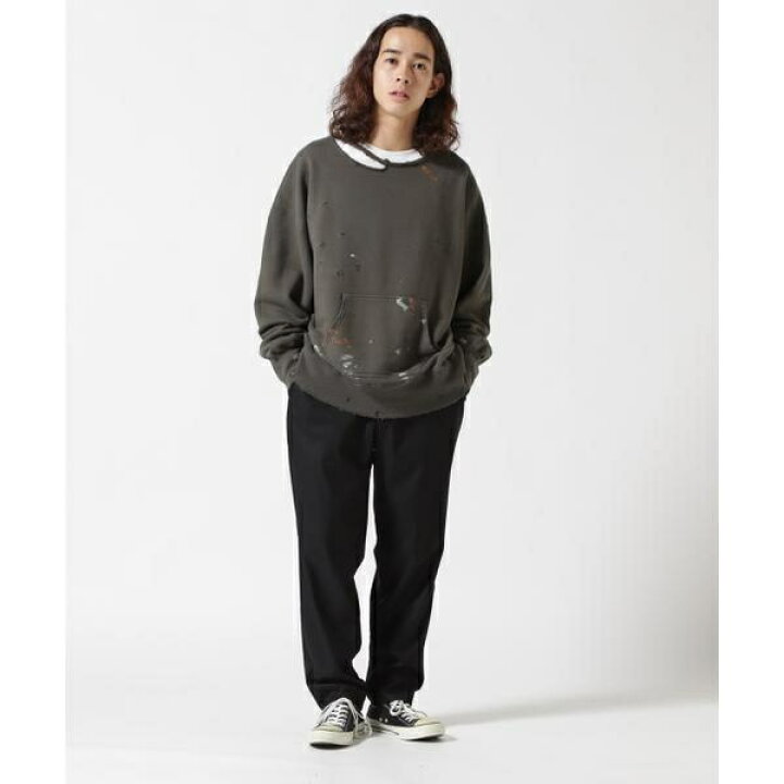 楽天市場】ANCELLM／アンセルム／HOODIE CUTOFF CRASH SWEAT SHIRT 