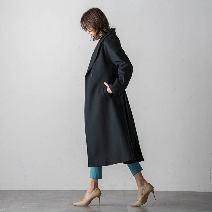 楽天市場】Super140テーラードコート／ビアッジョブルー（Viaggio blu  