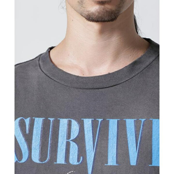 楽天市場】SAINT MICHAEL／セント マイケル／LS TEE／SURVIVE／BLACK 