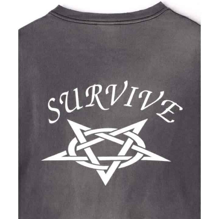 楽天市場】SAINT MICHAEL／セント マイケル／LS TEE／SURVIVE／BLACK 