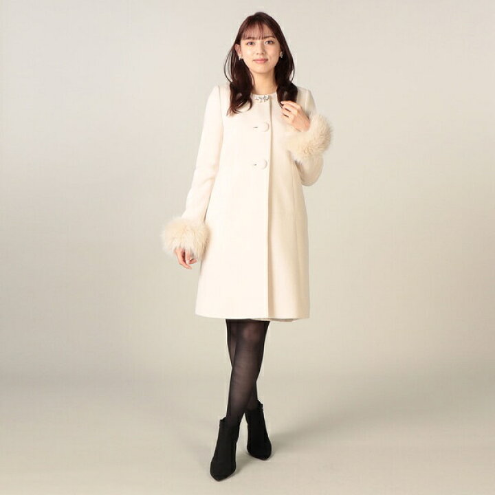 楽天市場】【尾州織】ノーカラーコクーンコート／レッセパッセ（LAISSE  