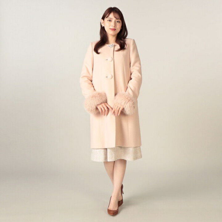 楽天市場】【尾州織】ノーカラーコクーンコート／レッセパッセ（LAISSE  