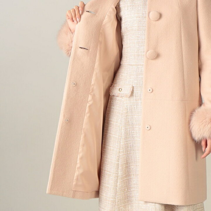 楽天市場】【尾州織】ノーカラーコクーンコート／レッセパッセ（LAISSE  