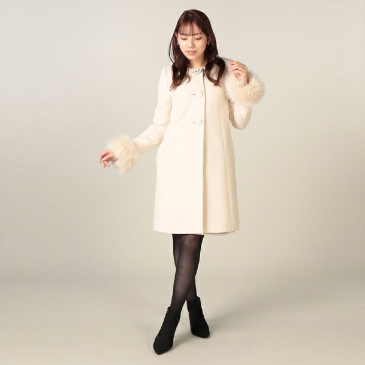 楽天市場】【尾州織】ノーカラーコクーンコート／レッセパッセ（LAISSE  