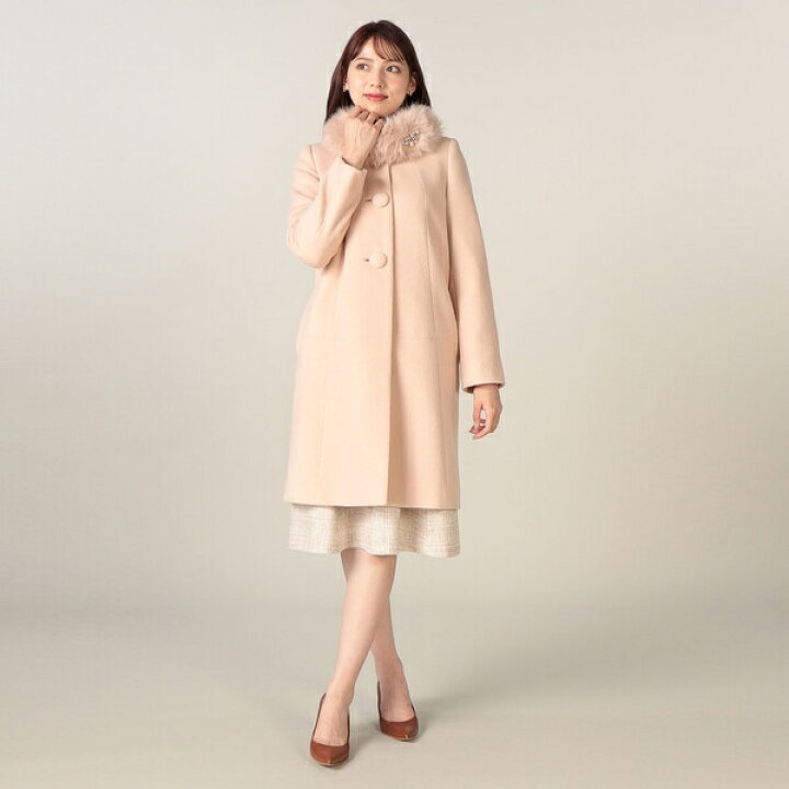 楽天市場】【尾州織】ノーカラーコクーンコート／レッセパッセ（LAISSE 