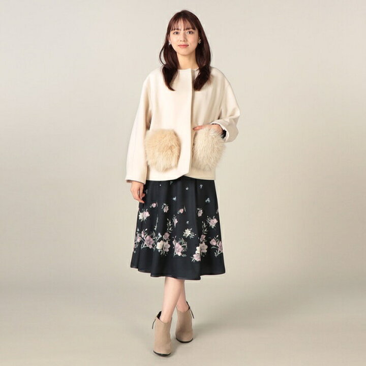 楽天市場】【尾州織】ファーポケットコート／レッセパッセ（LAISSE 