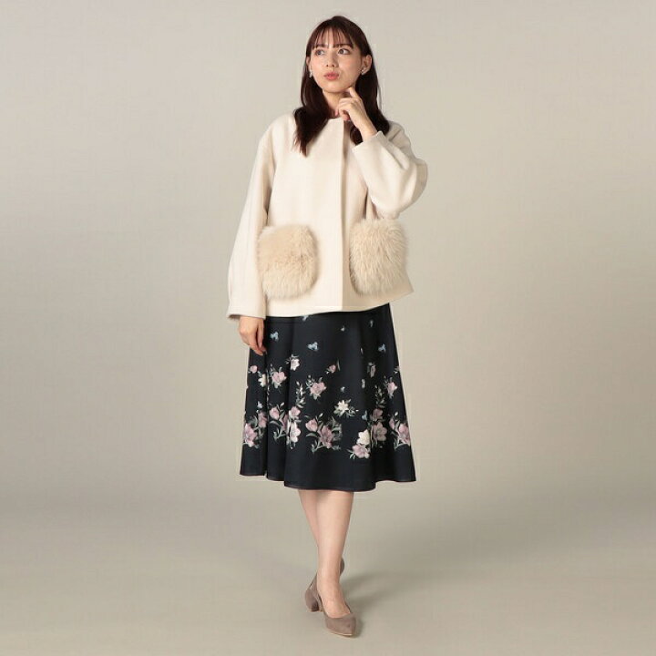 楽天市場】【尾州織】ファーポケットコート／レッセパッセ（LAISSE 