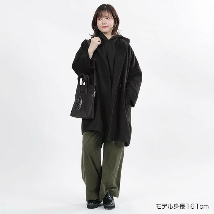 楽天市場】コクーンフラットカラー ロングコート／マリークヮント 