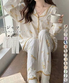 韓国パジャマ レディース 部屋着薄手長袖／ミニミニストア（miniministore）