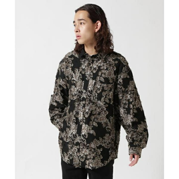 楽天市場】LUSOR（ルーソル）FLOWER CUT JQD SHIRT フラワージャカード 