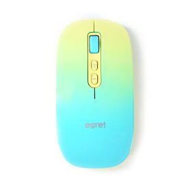 EGRET PrettiE おしゃれ＆高機能な充電式ワイヤレスマウス、Bluetooth＆レシーバー／イーグレット（EGRET）
