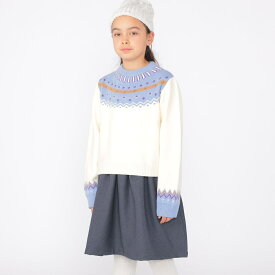 SHIPS KIDS:145～160cm / ＜手洗い可能＞ ノルディック レイヤード ワンピース／シップス（SHIPS）