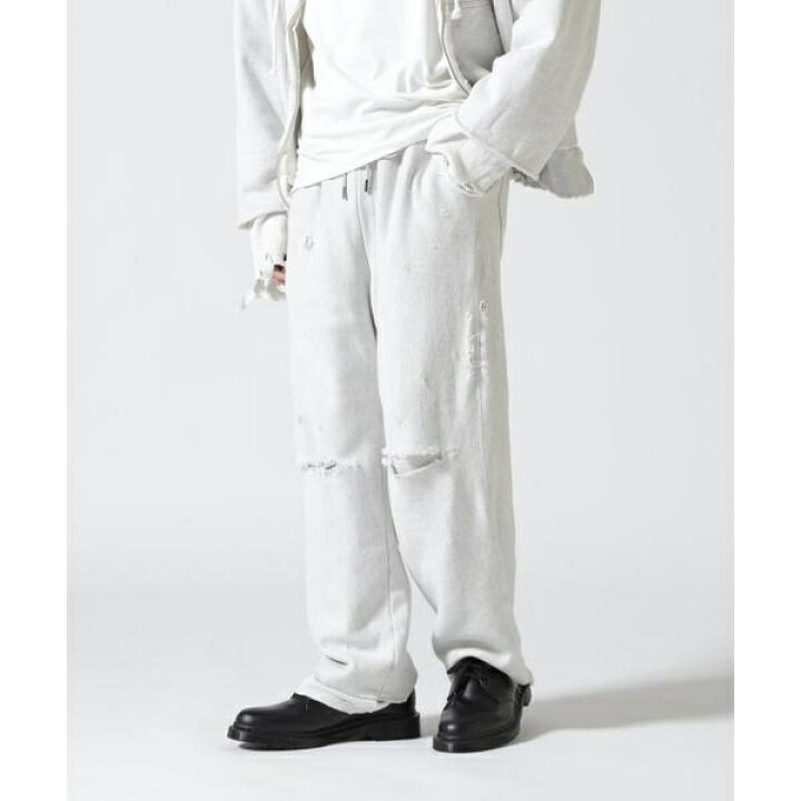 楽天市場】ANCELLM／アンセルム／CRASH SWEAT LAYERED PANTS／ガーデン