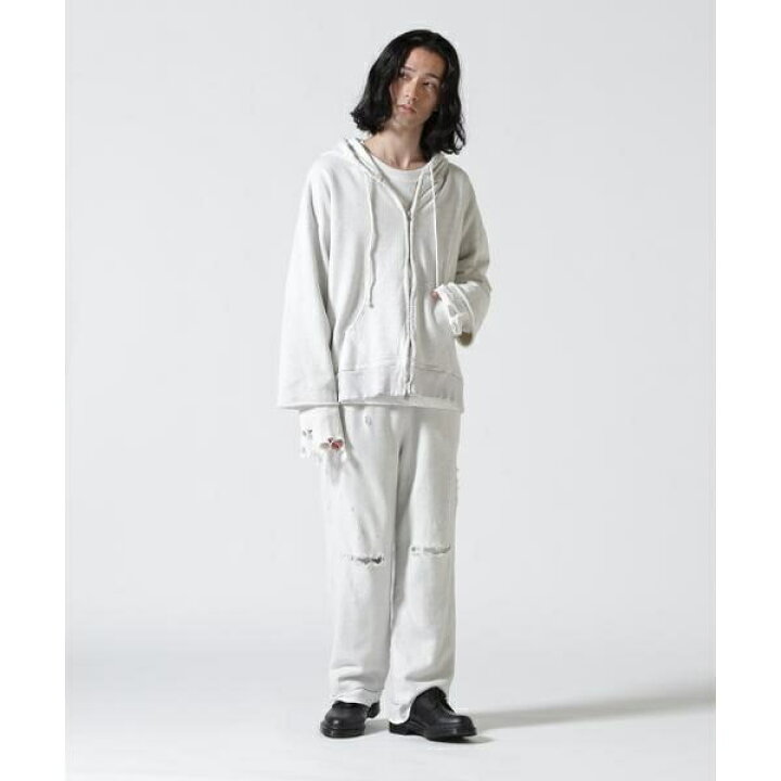 楽天市場】ANCELLM／アンセルム／CRASH SWEAT LAYERED PANTS／ガーデン 