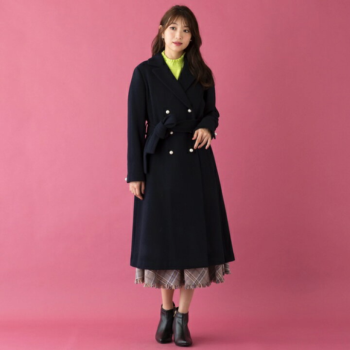 楽天市場】ダブルボタンロングコート／ローズティアラ（Rose Tiara  