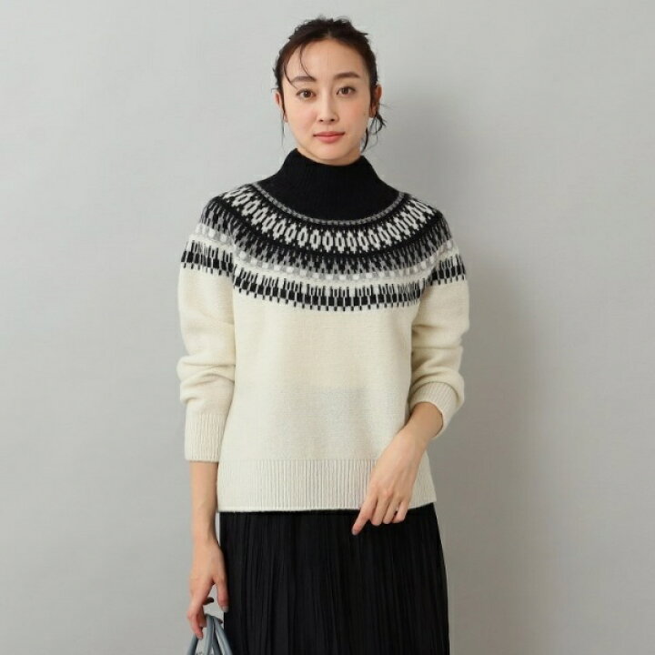 楽天市場】【Oggi専属モデル 滝沢カレンさん着用】ジャカード柄  