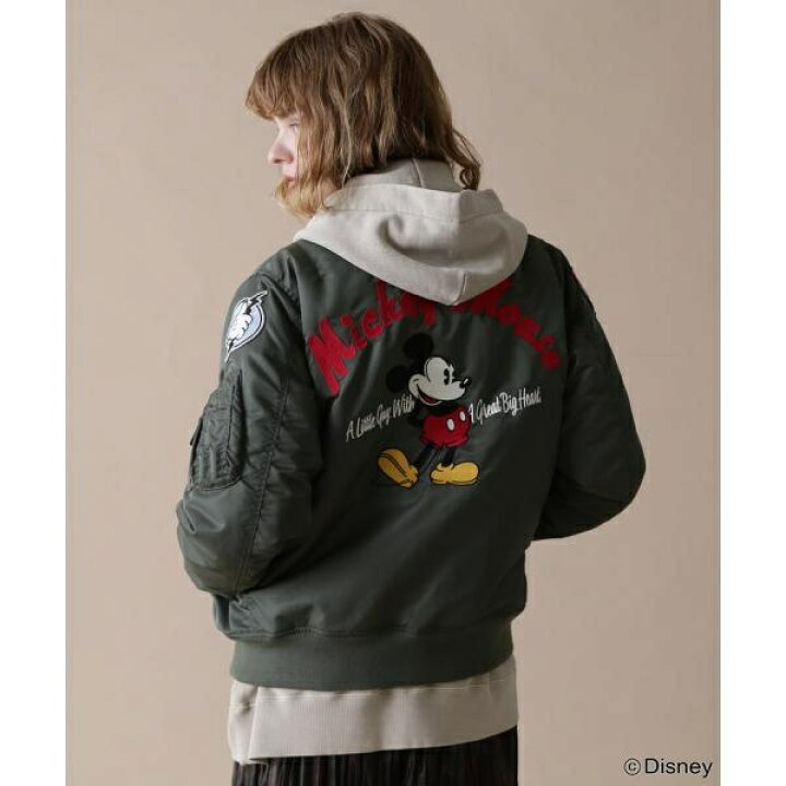 楽天市場】《Disney Collection》L-FLIGHT JACKET MICKEY ／ MA-1 