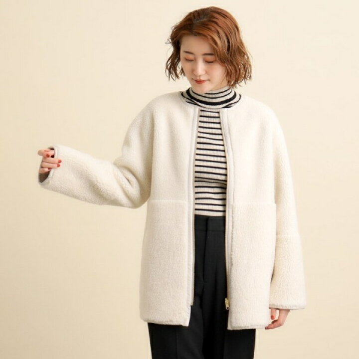 楽天市場】【リバーシブル】ボアフェイクムートンコート【S3Lサイズ  