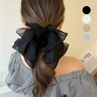 ビックリボン バレッタ ヘアアクセ韓国風／ミニミニストア（miniministore）