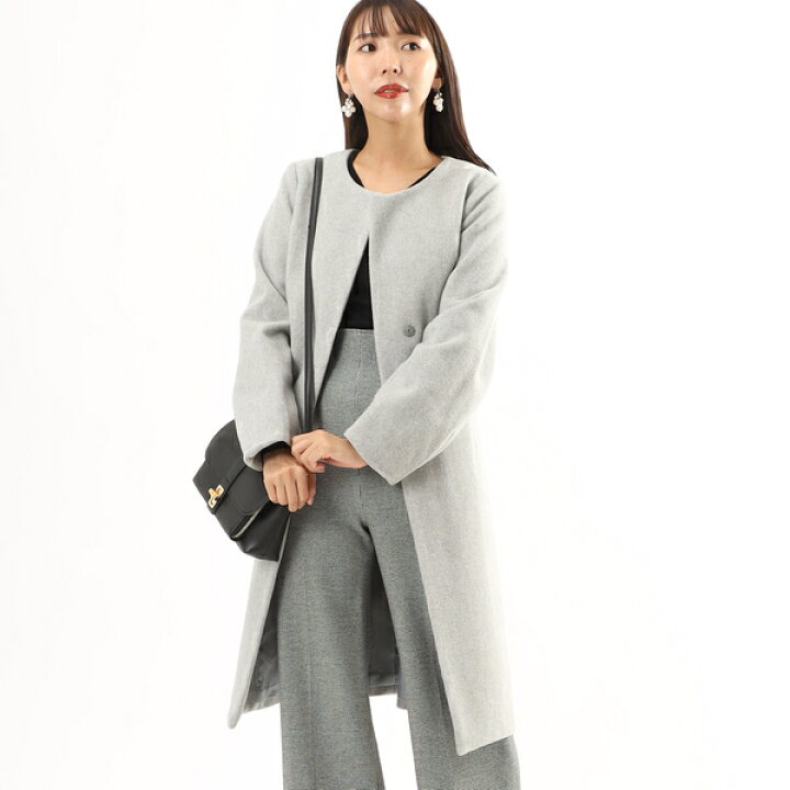 楽天市場】ペコラムモッサノーカラーはおりコート／カールパークレーン  