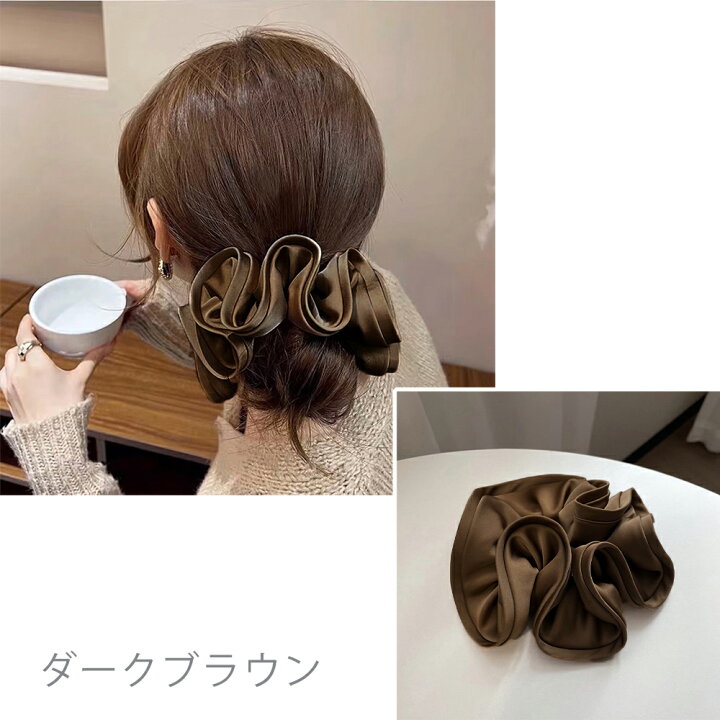 楽天市場】シュシュ大きめ 大人 ボリュームヘアゴム／ミニミニストア 