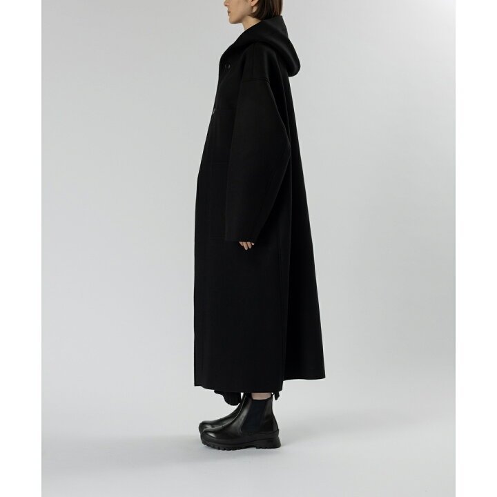 楽天市場】【HYKE】MELTON HOODED WORK COAT／アダムエロペ（ADAM ET 