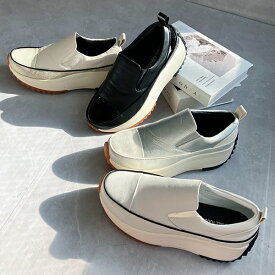 【25秋冬新作】【人気商品】厚底 カジュアル スリッポン スニーカー／ヌーベルヴォーグ リラックス（NOUBEL VOUG Relax）