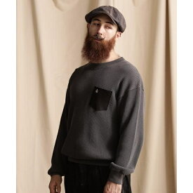 LEATHER POCKET THERMAL PIGMENT O／D T-SHIRT／ショット（Schott）