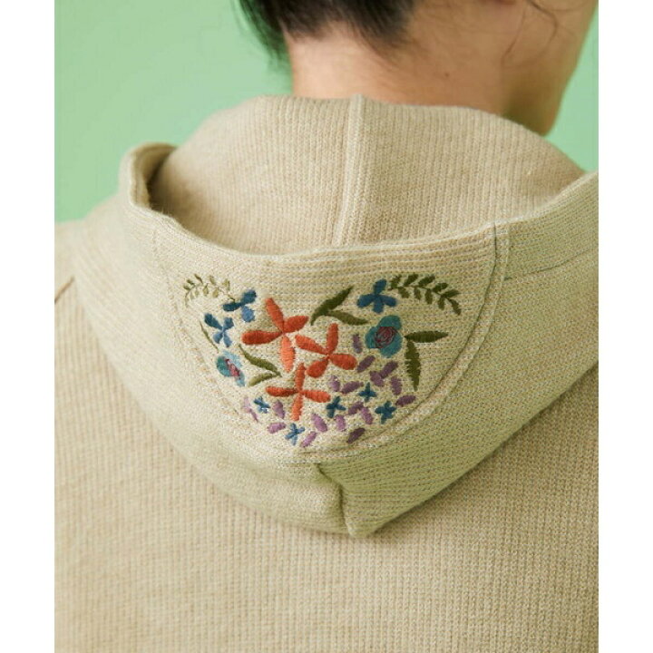 楽天市場】Hogar フラワー刺繍パーカー／ホコモモラ（JOCOMOMOLA 