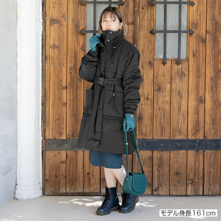 楽天市場】中綿ベルト付 ロングコート／マリークヮント（MARY QUANT 