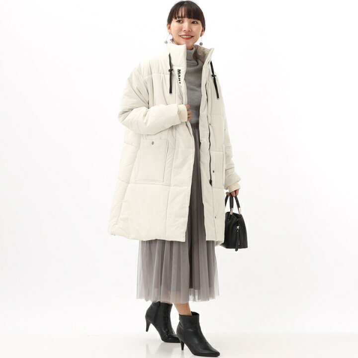 楽天市場】中綿ベルト付 ロングコート／マリークヮント（MARY QUANT 