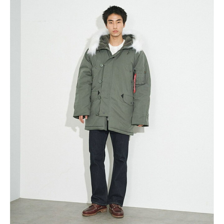楽天市場】【GO OUT 1月号掲載】【直営店限定】N-3Bコットン／アルファ 