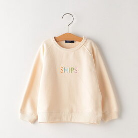 SHIPS KIDS:80～90cm / 刺繍 ロゴ スウェット／シップス（SHIPS）