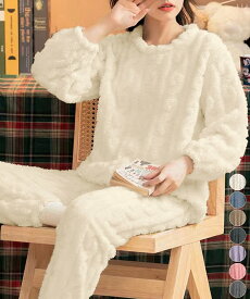 フリースパジャマ レディース 上下セット／ミニミニストア（miniministore）