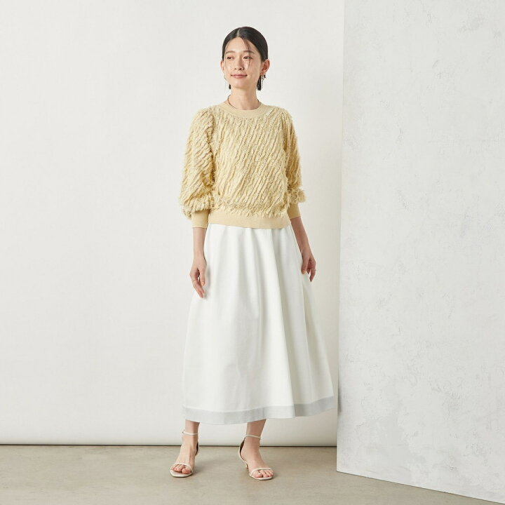 楽天市場】《手洗い可能》《セットアップ対応》ポリ100裾ラメふんわり  