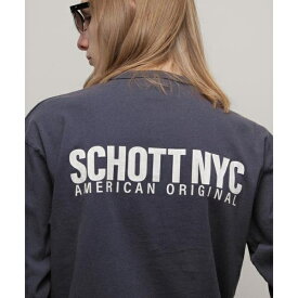 直営限定／LS T-SHIRT SCHOTT NYC／ロングTシャツ ショット ニューヨーク／ショット（Schott）