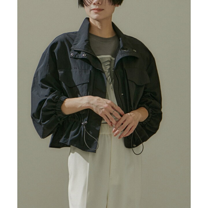 楽天市場】[24SS]【撥水加工・洗える】スタンドカラーミリタリー 
