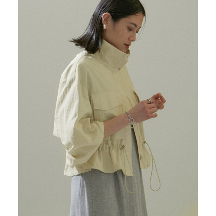 楽天市場】[24SS]【撥水加工・洗える】スタンドカラーミリタリー 