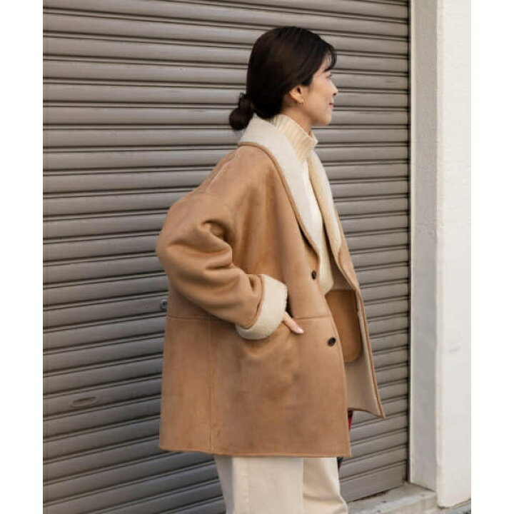 楽天市場】フェイクムートンミドルコート／アーバンリサーチ ドアーズ  