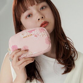 PAUL＆JOE ACCESSOIRES ポーチ PJA-P976 クリザンテーム・ラメ／ポールアンドジョーアクセソワ（PAUL ＆ JOE ACCESSOIRES）