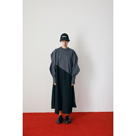 Asymmetry hem knit dress／ヘリンドットサイ（HeRIN.CYE）
