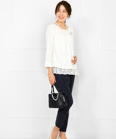 【洗える / UVカット / ストレッチ 】 マタニティ セットアップ　結婚式　M〜4L／アッドルージュ（Addrouge）