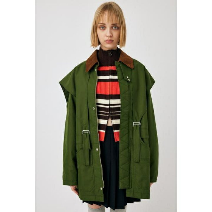 楽天市場】BELTED CAPE HUNTING ジャケット／マウジー（MOUSSY 