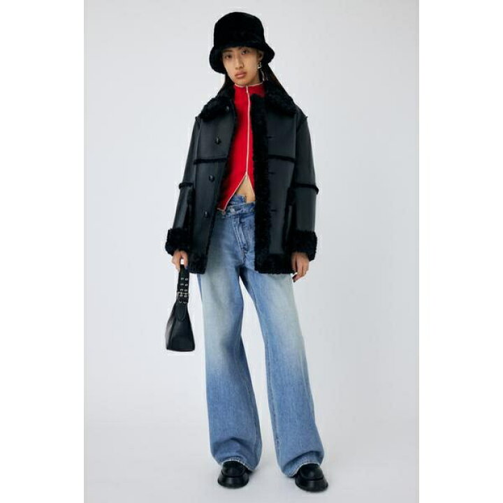 楽天市場】F／LEATHER BONDING ジャケット／マウジー（MOUSSY） : 丸井 