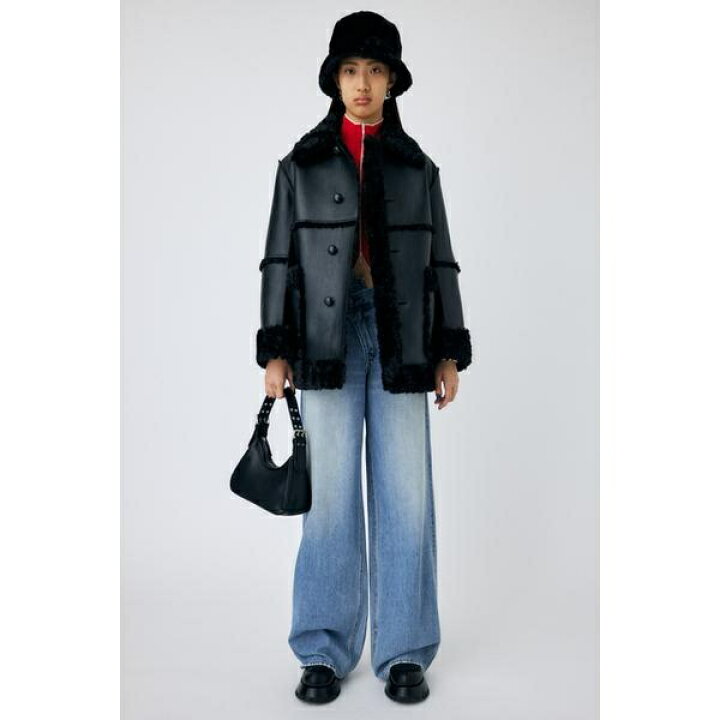 楽天市場】F／LEATHER BONDING ジャケット／マウジー（MOUSSY） : 丸井 